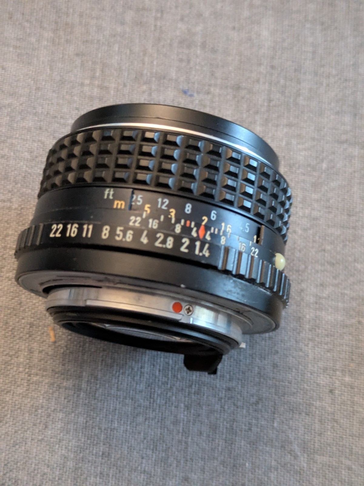 Asahi PENTAX-M Smc 50mm F:1.4 Manuel Focus Vis Support Objectif Noir 6640565 Item image 4