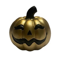 Golden Pumpkin Jack-O-Lantern Halloween Standing Decor (SHIPS IN 24 HOURS) - $271.18 MXN