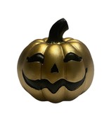 Golden Pumpkin Jack-O-Lantern Halloween Standing Decor (SHIPS IN 24 HOURS) - $20.64 CAD