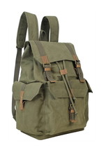 Vagarant Traveler 15 in. Medium Sport Washed Canvas Backpack C03.GRN - £35.24 GBP