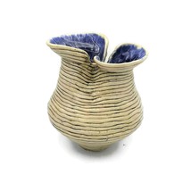 Tall Ceramic Sculpture, Handmade Modern Clay Bud Vase Textured, Large Pottery - £399.54 GBP