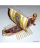 INSTANT Download. Paper Craft - Ancient Egyptian boat - Scale 1/100 - $3.93 CAD