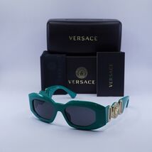 VERSACE VE4425U 536487 Turquoise/Dark Grey 54-18-145 Sunglasses New Auth... - $176.35
