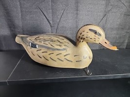 Vintage Duck Decoy 1956 J.S. McGuire Plastic Fairfax Featherlite Duck De... - £23.88 GBP