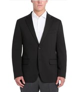 Kenneth Cole Mens Blazer Black Stretch Slim Fit Pockets Suit Jacket Ligh... - $1,198.88 MXN