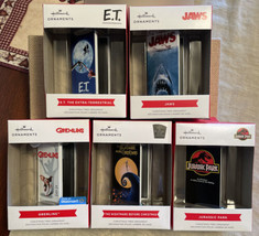 Hallmark VHS VCR Ornament LOT - Nightmare Before Christmas, Gremlins, Jaws, E.T. - £39.46 GBP
