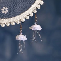 Cloud Fall Jellyfish Earrings, Drop and Dangle Earrings, Statement Jewelry - £14.93 GBP