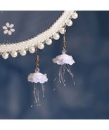 Cloud Fall Jellyfish Earrings, Drop and Dangle Earrings, Statement Jewelry - $26.00 CAD
