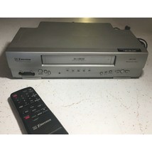 Emerson EWV404 Mono VHS VCR VHS Player With Remote Control and Cables - £125.62 GBP