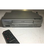 Emerson EWV404 Mono VHS VCR VHS Player With Remote Control and Cables - £118.75 GBP