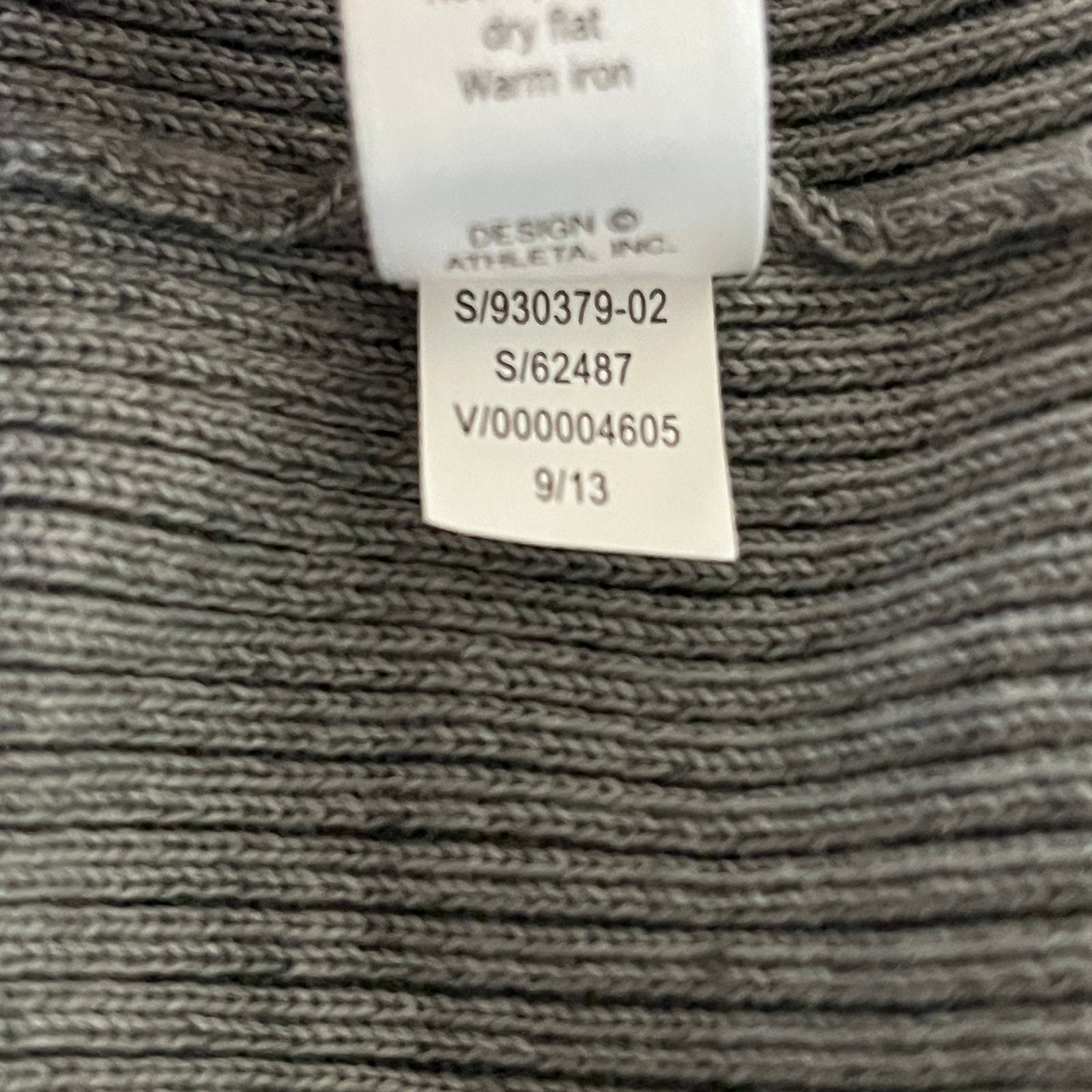 Athleta Women's Giant Slalom Full Zip Sweater Gray Pink Small Item image 10