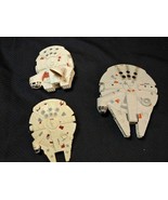Star Wars Millennium Falcon Han Solo Space Ships set of 3 - £11.57 GBP