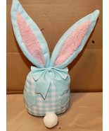 Door Stop Decoration Easter Rabbit Blue 12&quot; Tall x 6&quot; Wide 2 lbs Heavy N... - £5.98 GBP