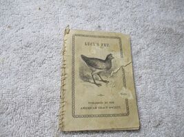 Antique 1848 Miniature Childrens Book American Tract Society Lucy's Pet - $49.49