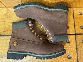 Timberland Men&#39;s 6-Inch Premium WP Waterproof Outdoor Boot Shoes brown A... - $199.99