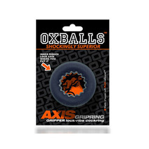 Oxballs Axis Rib Griphold Cockring Black Ice - £22.00 GBP