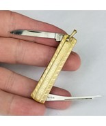 antique 10k or 14k GOLD filled pocket knife Swank ESTATE SALE - $463.85 MXN