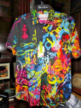 Robert Graham Mndscape Park Short Sleeve Shirt Size Medium NWTS image 2