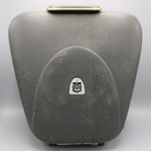 Vintage Leeds Dark Gray Bowling Ball Hard Case Clam Shell Carrying Case - £27.23 GBP