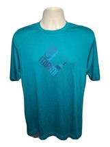 2019 Miami Half Marathon 5k Run Mens Medium Green Jersey - $17.82