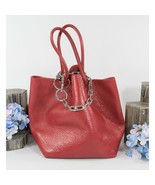 Alexander Wang Red Leather Small Roxy Tote with Pouch EUC - £312.19 GBP