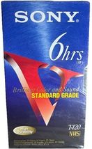 Sony T120 Standard Grade 6 Hr VHS Video Tape “Brilliant”SEALED—SHIPS IN ... - $10.77