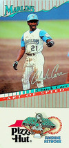 MLB Florida Marlins Pinback - Art of Speed - Chuck Carr - New - $5.89