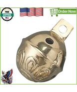 Traditional Brass Polar Bells - Set of 12, 1.5&quot; Sleigh Bells for Festivi... - $1,181.46 MXN