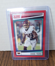 2022 Score Football Base Red  #258 Chase Young  Washington Commanders - £1.54 GBP