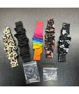 Samsung Galaxy Active 2 20 mm Sqrunchie Band Set Of 4 Rainbow Leopard Fl... - $15.00