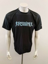 Running Room Men&#39;s Black Polyester Athletic Shirt Size Medium Short Slee... - €6,92 EUR
