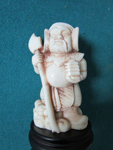 ARNART IMPORTS 4 CHINESE GODS FIGURINES PAPERWEIGHTS RESIN ON PEDESTAL 4... - $123.75