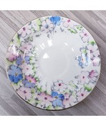 Crown Staffordshire Pink &amp; Blue Floral 5.5 Fine Bone China Saucer - $20.88 CAD