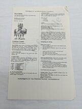 All About Games Day Of Battle Historical Miniatures Quick Play Guide - $7.79