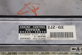 Toyota 2JZ-GE ECM ECU PCM Engine Control Module Computer 89666-30070 image 2
