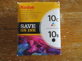 KODAK 10B black & 10c COLOR ink = ESP 3250 5200 5210 5250 7200 7250 9200 printer - $79.15