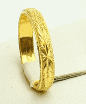 22k gold band ring from Thailand #41 - $248.23