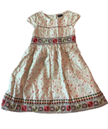 Periwinkle Girls Floral &amp; Geometric Print Dress 4Y 100% Cotton - $218.05 MXN