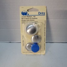 DRITZ &quot;COVER BUTTON KIT&quot; Size 45, 1-1/8&quot; (2.8cm) Includes 3 Buttons! - £3.17 GBP