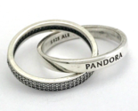 Authentic PANDORA Promise Ring, Clear CZ, 196547CZ Sz 6 (52) New - £67.74 GBP
