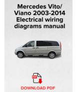 Mercedes Vito/Viano 2003-2014Electrical wiring diagrams manual - €15,55 EUR