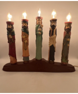 Vintage Eluceo In Motion Electrical 5 Light Nativity Candolier Candelabr... - $51.38