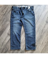 Men&#39;s Slim Jeans 42x30 Lee Salt Blue Denim Comfort Stretch Straight Leg ... - $34.70 CAD