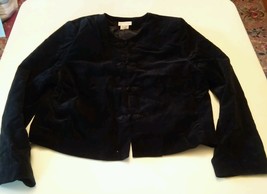 015 Womens Classic Potomac Collection Evening Jacket Crop Style Felt? Black - $21.99