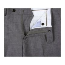 Men Renoir Suit Separate Super 140 Wool Two Button Classic Fit 508-3 Mid Gray image 6