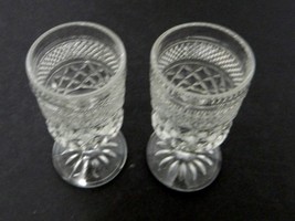 Wexford Anchor Hocking Stemmed Juice / Wine / Cordial Glasses Goblets Two - £13.14 GBP