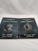 Lot Of (2) Warhammer 40K Expansion Sourcebooks Chapter Approved Index: X... - £28.15 GBP