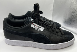 NEW MENS PUMA SUEDE TAPED &quot;THE BEGINNING IS HERE&quot; SNEAKERS 385507 BLACK ... - $48.50