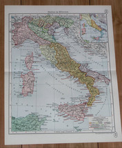 1938 Original Vintage Map Of Ancient Italy Ancient Rome Roman Empire / Diadochi - £21.98 GBP