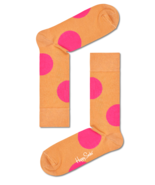 Happy Socks Brown &amp; Pink Polka Dot design UK Size 4-7 - £14.84 GBP